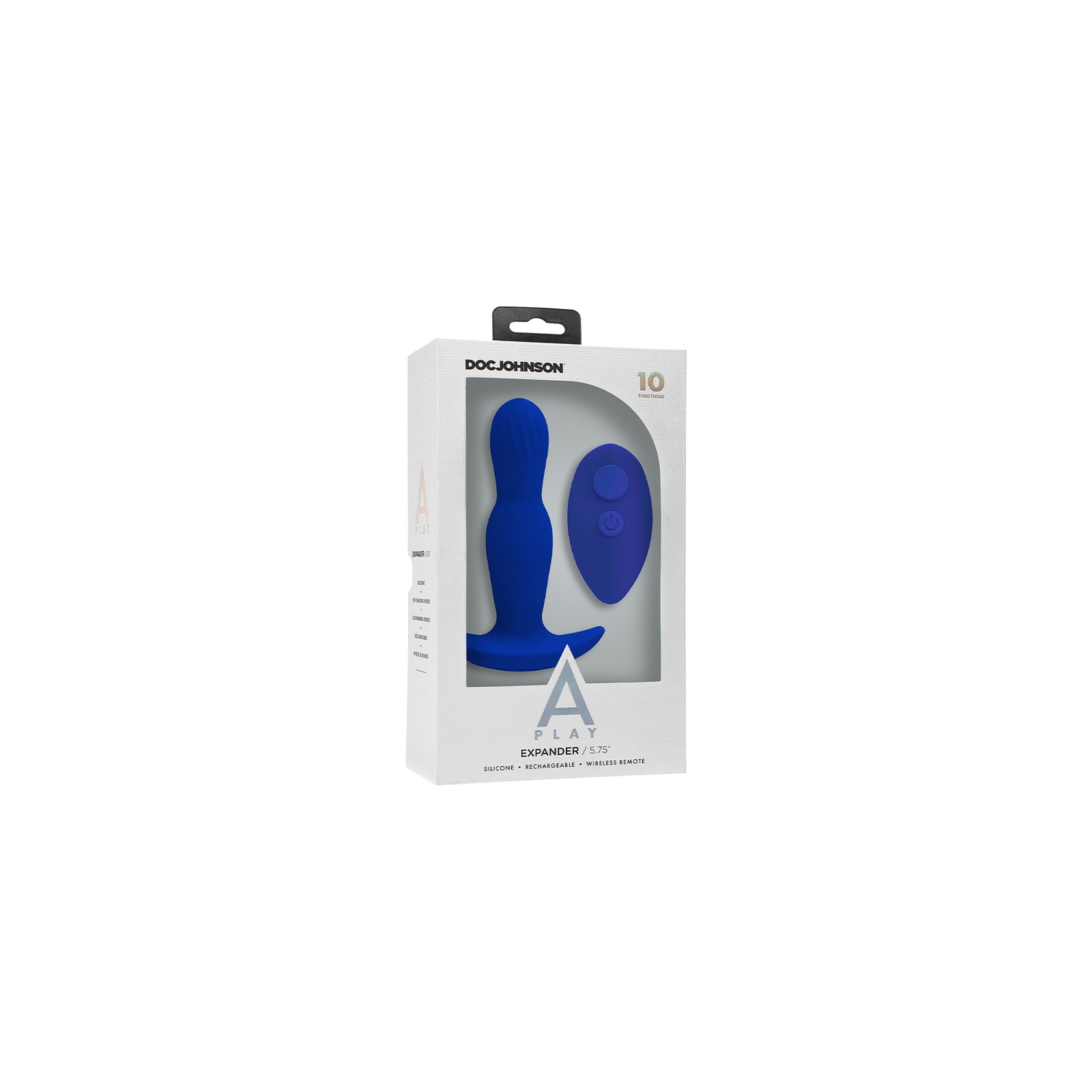 A-Play EXPANDER Anal Plug Rechargeable with Remote Control Blue