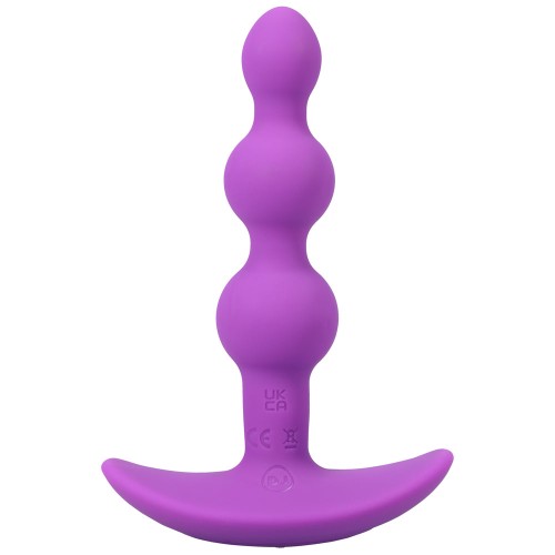 A-Play BEADED VIBE Rechargeable Silicone Anal Plug