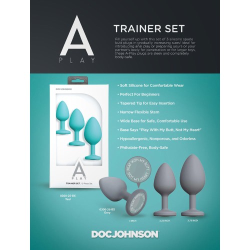 A-Play Set de Entrenamiento de 3 Piezas Teal