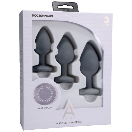 A-Play 3-Piece Trainer Set for Anal Play Beginners