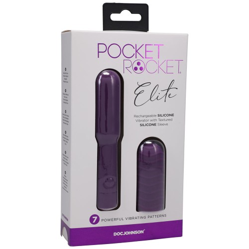 Pocket Rocket Elite Rechargeable Bullet with Sleeve