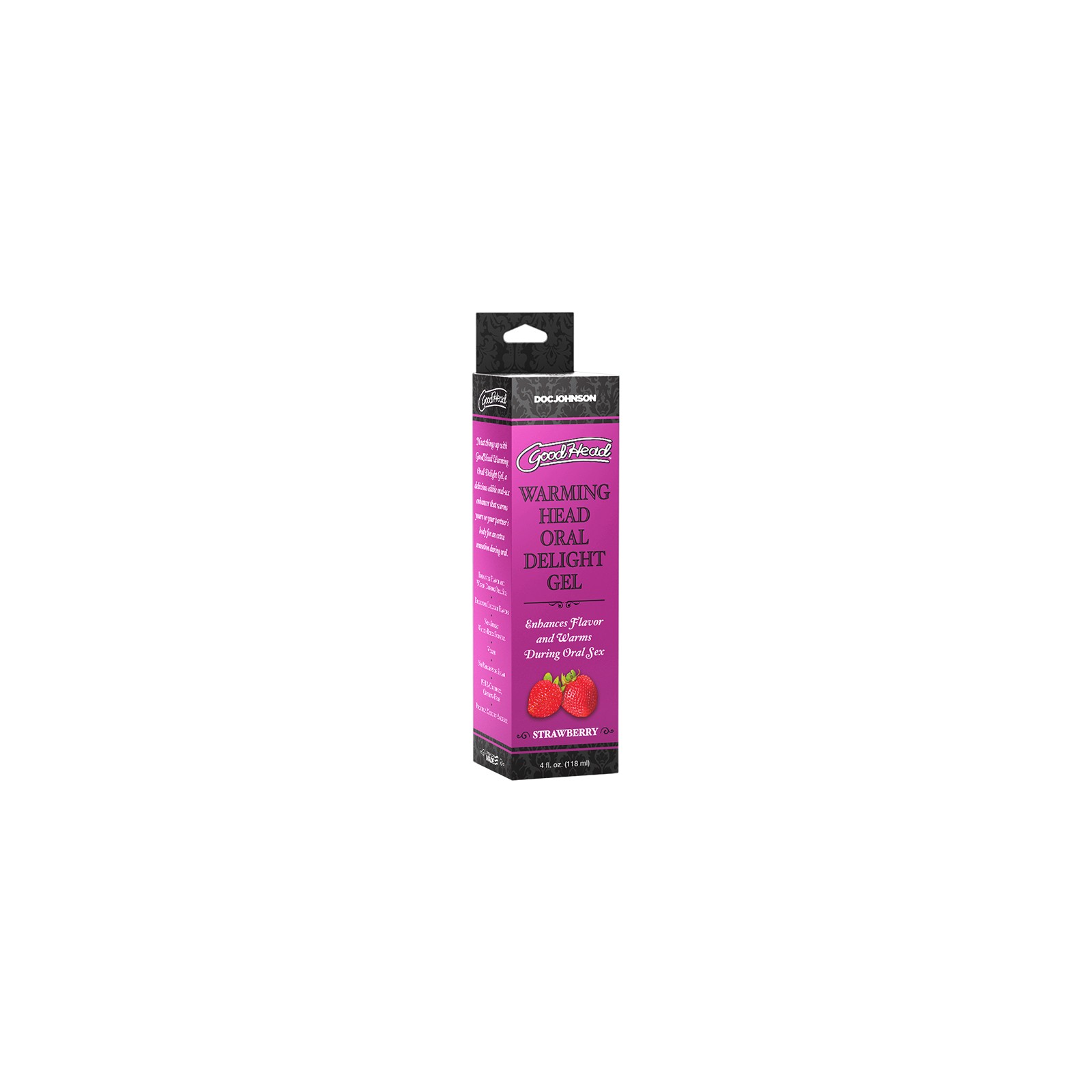 GoodHead Gel Caliente para Placer Oral Sabor Fresa 4 oz.