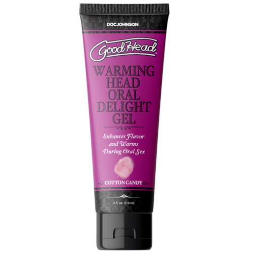 GoodHead Warming Head Gel Cotton Candy 4 oz.