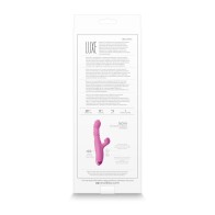 Luxe Nova Rechargeable Thrusting and Throbbing Stimulator Pink