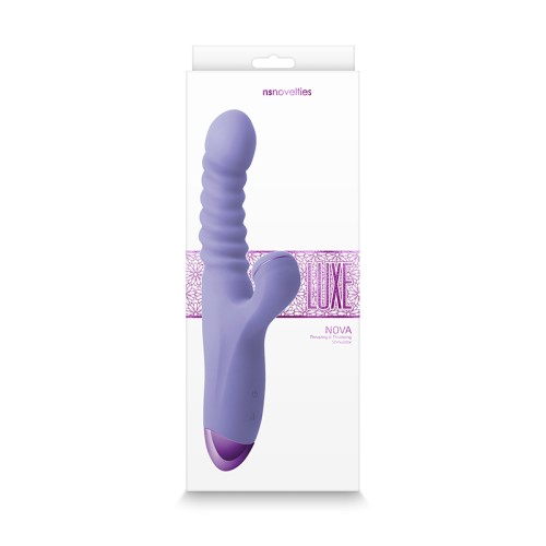 Luxe Nova Rechargeable Thrusting Vibrator for Intense Stimulation