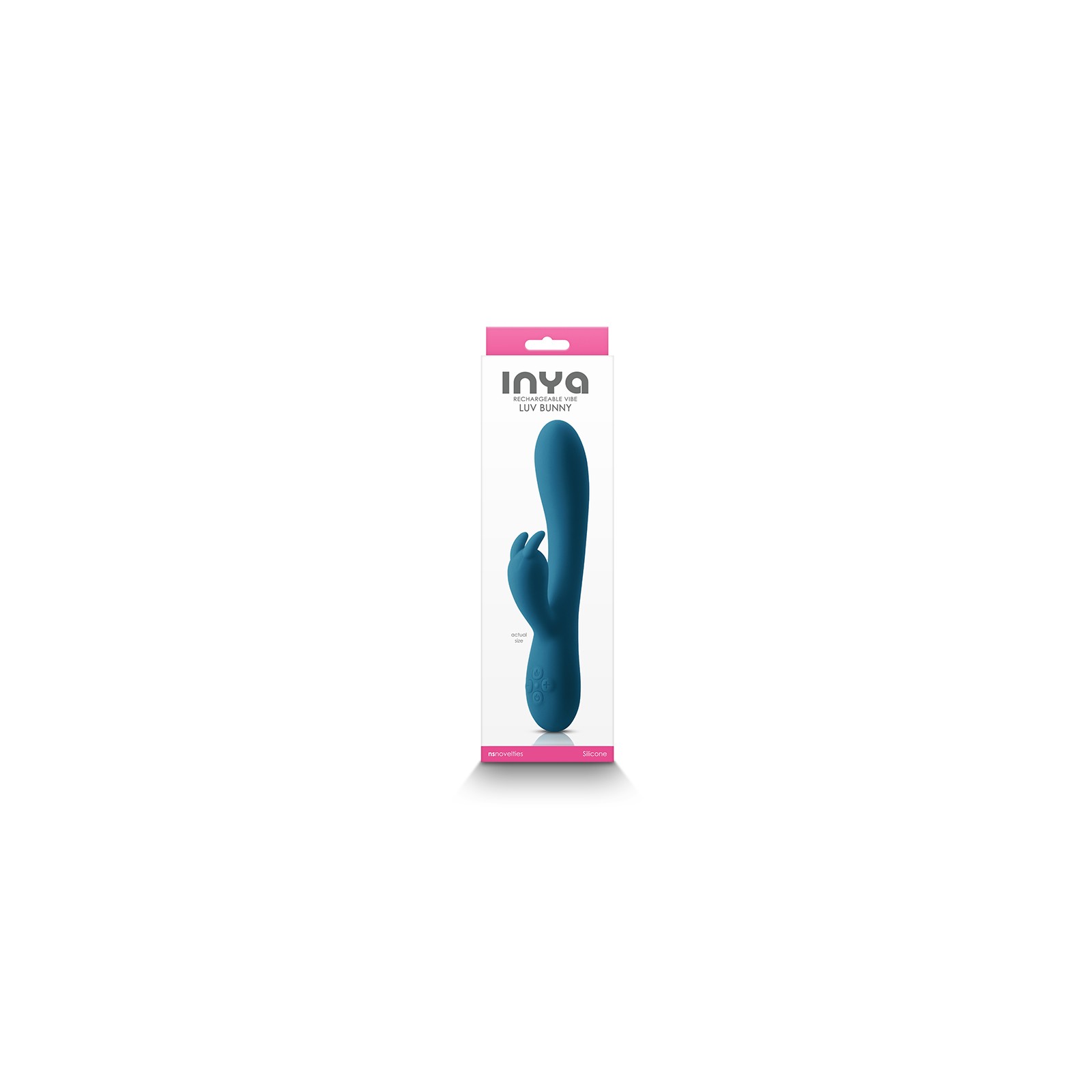 Vibrador Recargable INYA Luv Bunny - Verde Oscuro