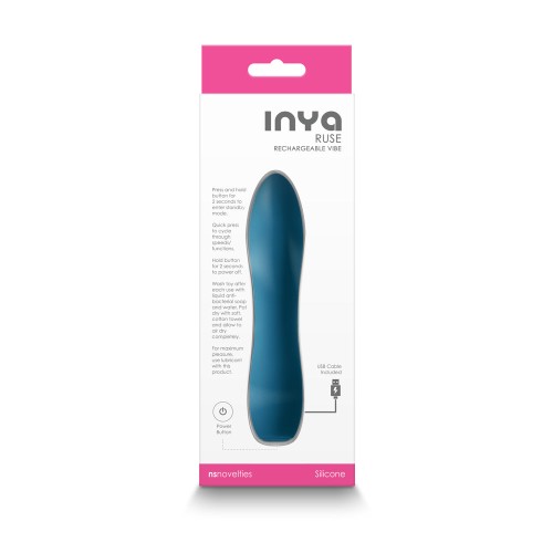 INYA Ruse Rechargeable Vibrator Teal