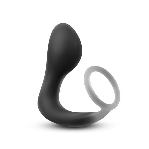 Anillo para Pene y Estimulador Prostático Renegade Negro