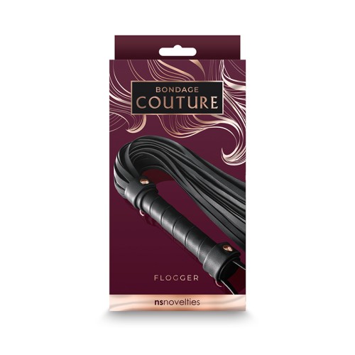 Flogger Negro Bondage Couture