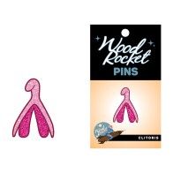 Clitoris Pin Fun Glitter Accessory