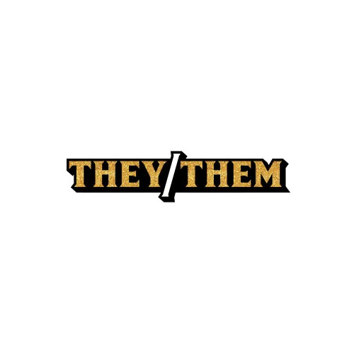 They/Them Pronoun Enamel Pin