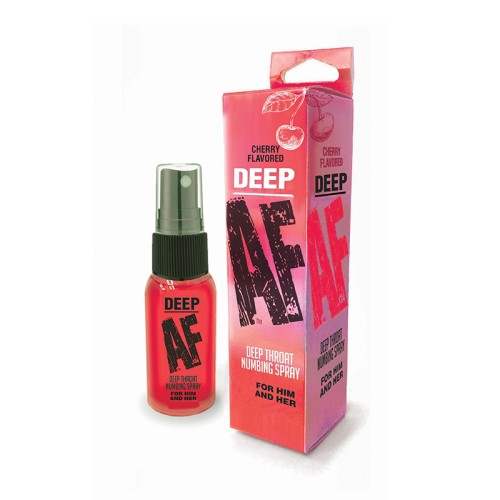 Spray Anestésico con Sabor a Cereza Deep AF - Confort para el Juego Oral