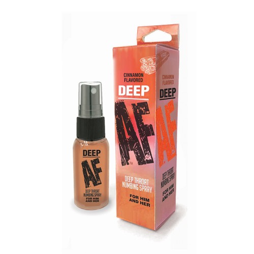 Deep AF Cinnamon Flavored Numbing Spray for Oral Pleasure