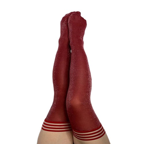 Kixies Holly Shimmer Thigh-Highs for Fall Fashion