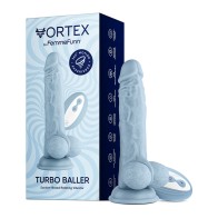 FemmeFunn Vortex Turbo Baller 2.0 Dildo Azul Claro