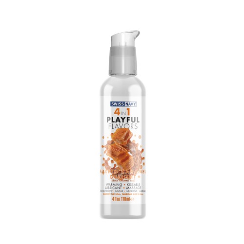 Swiss Navy 4-in-1 Playful Flavors Salted Caramel Delight