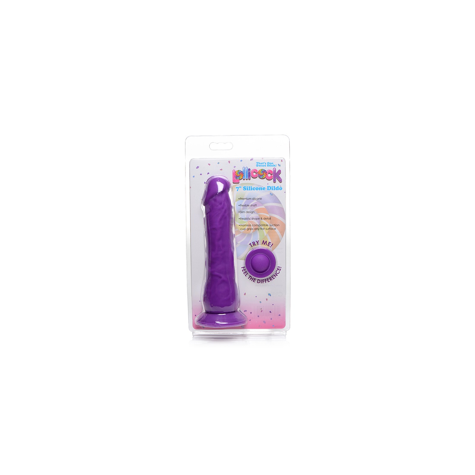 Curve Toys Grape Silicone Dildo with Suction Cup