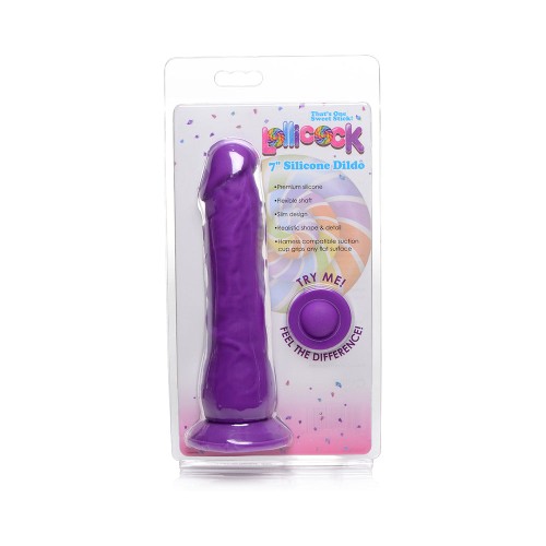 Dildo de Silicona con Ventosa Curve Toys Uva