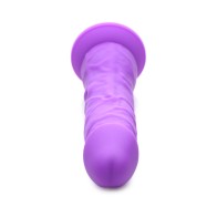 Curve Toys Grape Silicone Dildo with Suction Cup