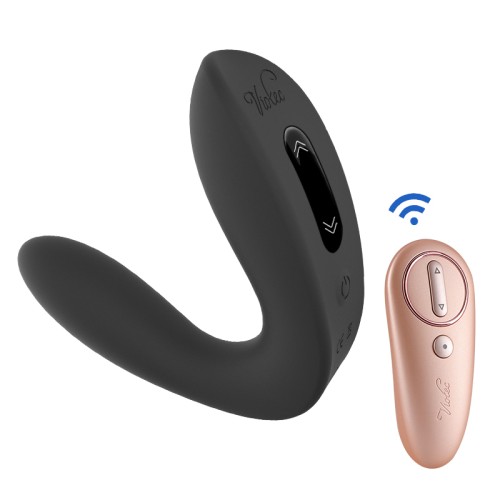 Hercules Remote C-Shape Vibrating Plug - Black