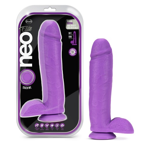 Neo Elite 10 in. Dual Density Dildo with Suction Cup