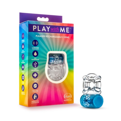 Play with Me Rechargeable Vibrating C-Ring