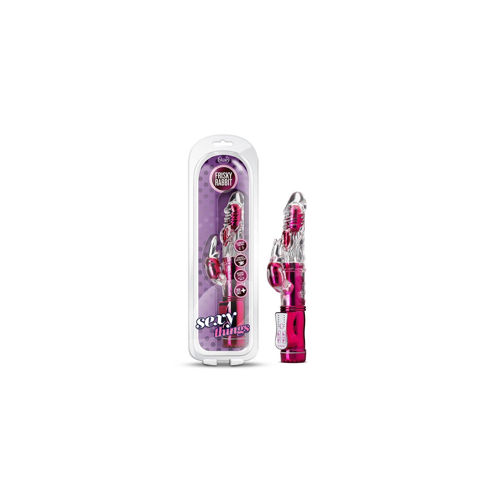 Vibrador de Doble Estimulación Sexy Things Frisky Rabbit