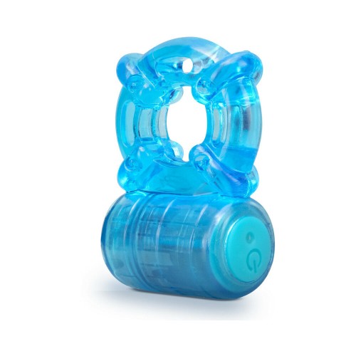 Stay Hard Rechargeable Vibrating Cockring Blue