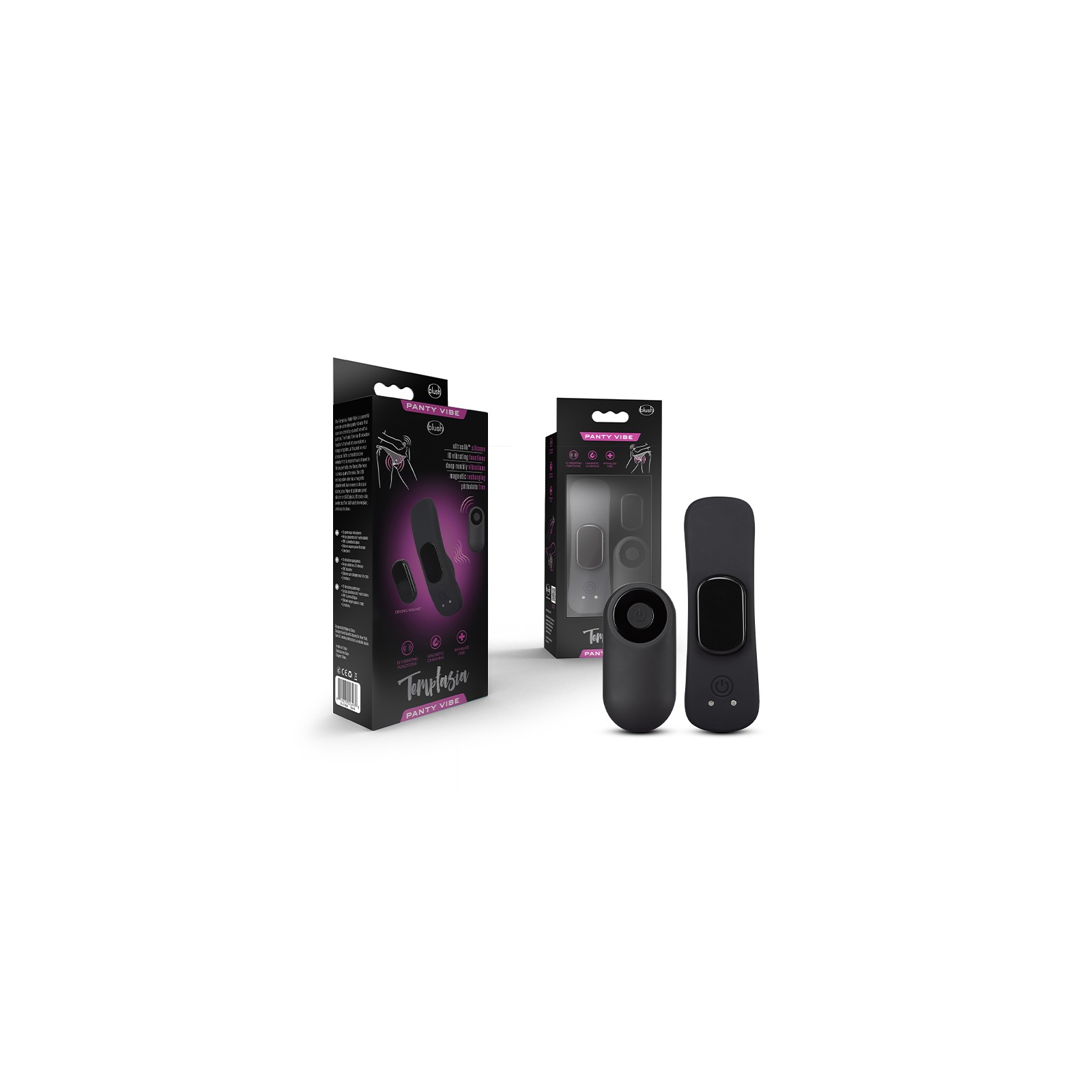 Vibrador Panty Recargable Temptasia - Control Remoto