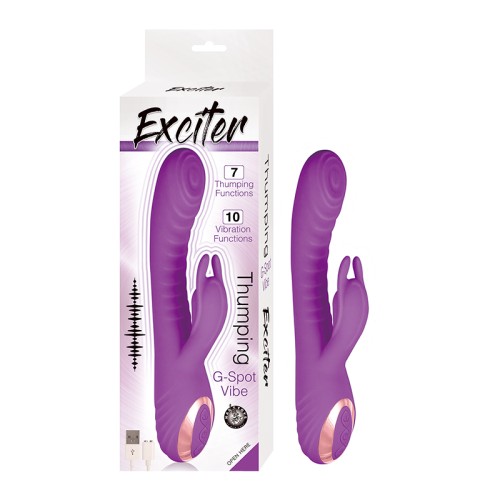 Vibrador G-Spot Thumping Exciter Púrpura