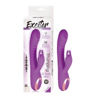 Exciter Thumping G-Spot Vibrator Purple