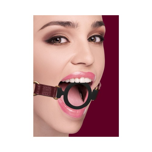 Gag de Anillo de Silicona Ajustable Ouch! Halo para juego BDSM