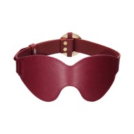 Ouch! Halo Eye Mask Blindfold Burgundy - Elegance Meets Sensation