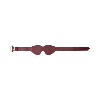 Ouch! Halo Eye Mask Blindfold Burgundy - Elegance Meets Sensation