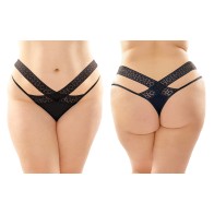 Conjunto de 6 Panties Brasileños de Microfibra Fantasy Lingerie Daphne