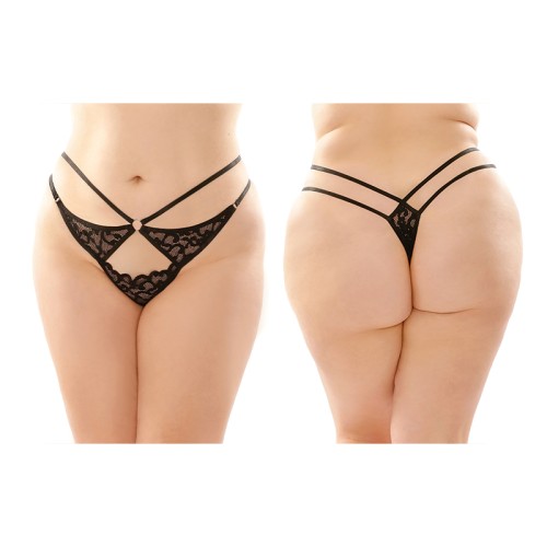 Conjunto de Tanga de Encaje Jasmine de Fantasy Lingerie