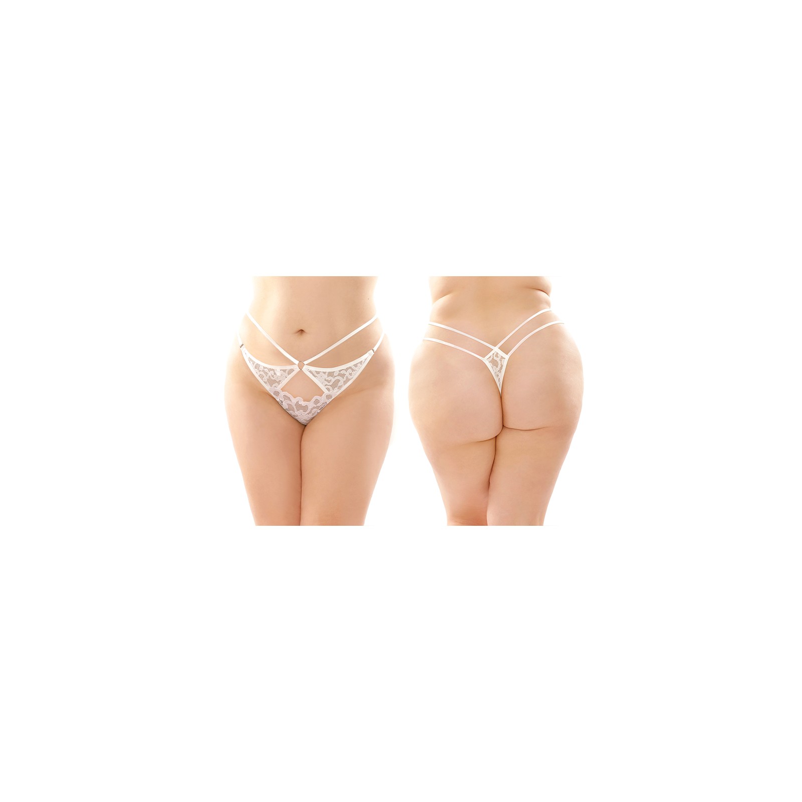 Tanga de Encaje Strappy Jasmine Fantasy Lingerie