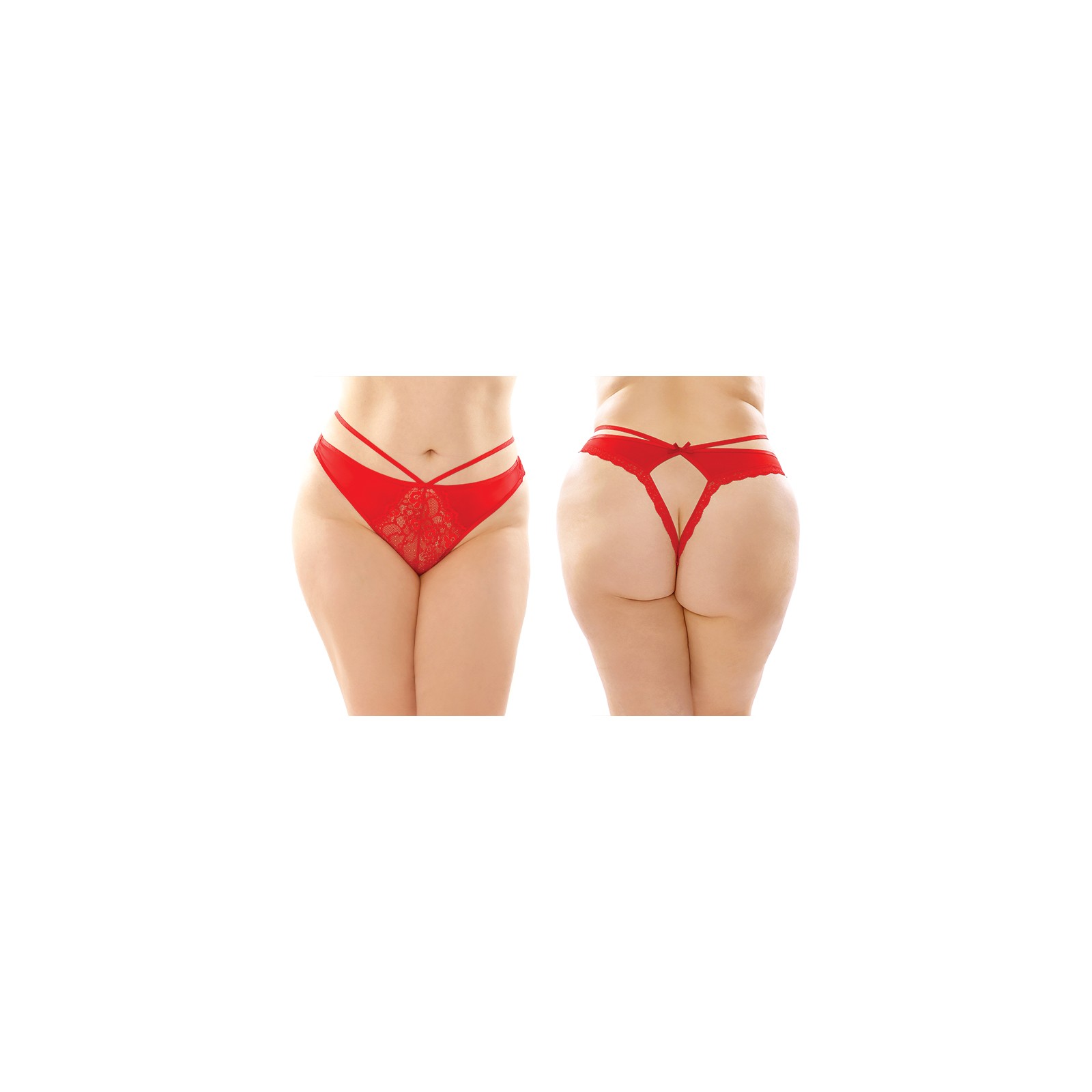 Tanga Strappy de Microfibra Kalina Fantasy Lingerie Pack