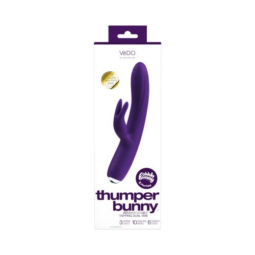 Vibrador Recargable Vedo Thumper Bunny - Estimulación del Punto G