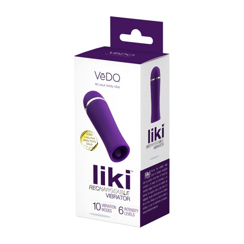 Vedo Liki Recargable Flicker Púrpura Profundo