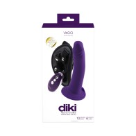 Dildo Vibrador Recargable Vedo Diki con Arnés