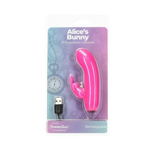 Powerbullet Alice's Bunny Rechargeable Bullet for Ultimate Fun