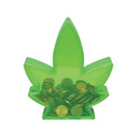 Hucha Forma de Hoja de Marihuana - Diseño Divertido