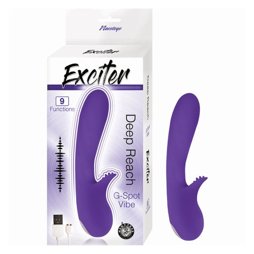 Vibrador Exciter Deep Reach G-Spot Púrpura