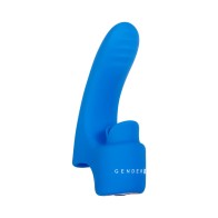 Vibrador de Dedo Gender X Flick It - Azul