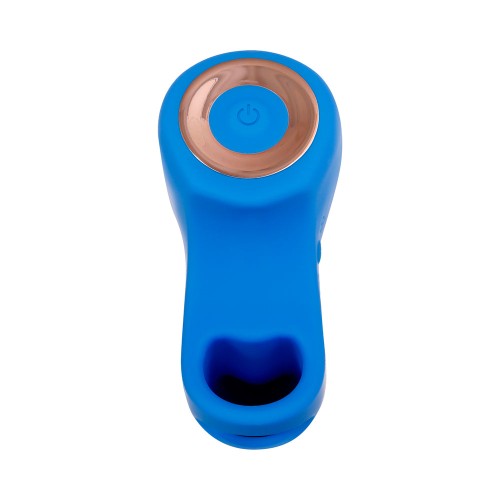 Gender X Flick It Finger Vibrator - Blue