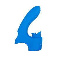 Gender X Flick It Finger Vibrator - Blue