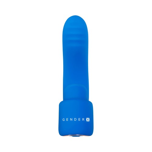 Gender X Flick It Finger Vibrator - Blue