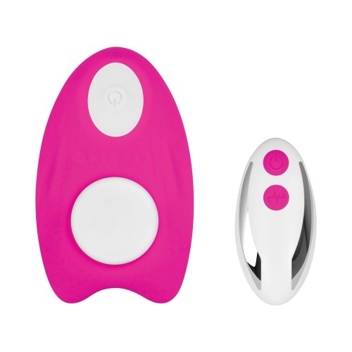 Gender X Under The Radar Remote-Controlled Silicone Vibrator - Pink