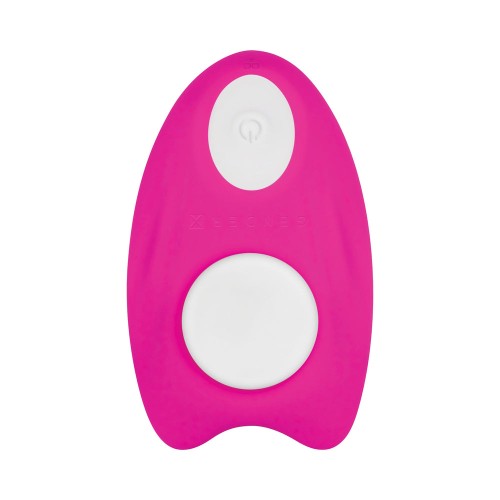 Gender X Under The Radar Remote-Controlled Silicone Vibrator - Pink